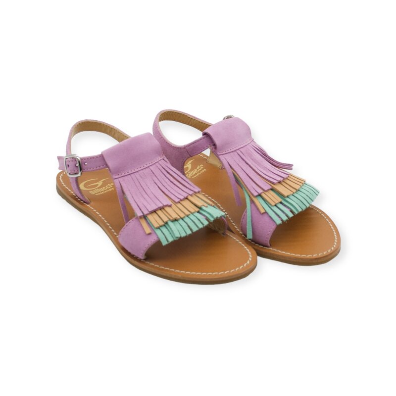 GALLUCCI GALLUCCI T511 SANDAL LILA TURQUOISE