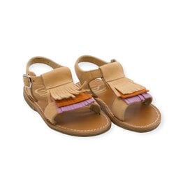 GALLUCCI GALLUCCI T513 SANDAL ORANGE PECHE