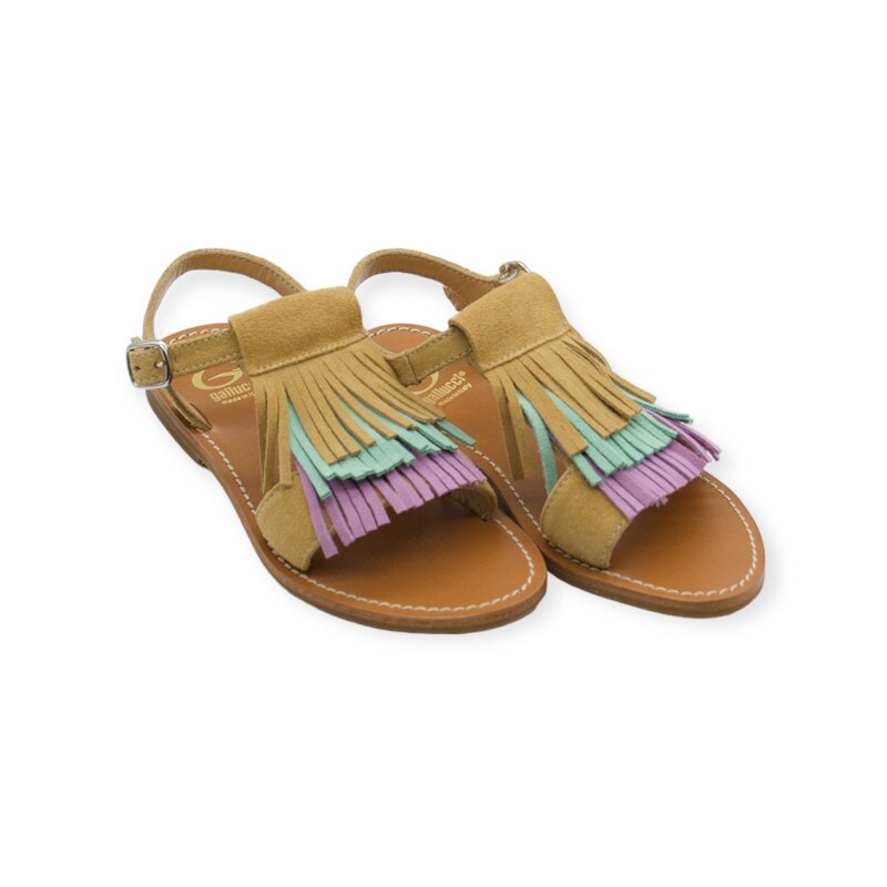 GALLUCCI GALLUCCI T540 SANDAL RAFIA LILA