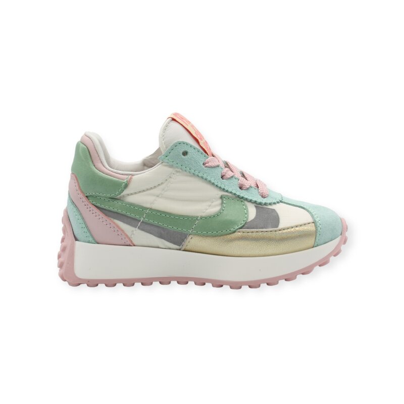 RONDINELLA RONDINELLA 12061 SNEAKER GOLD PINK MINT