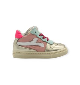 RONDINELLA RONDINELLA 4749 SNEAKER GOLD FLUO PINK MINT