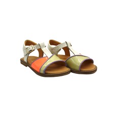 RONDINELLA RONDINELLA 0961 SANDAL FLUO PINK YELLOW