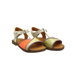 RONDINELLA RONDINELLA 0961 SANDAL FLUO PINK YELLOW