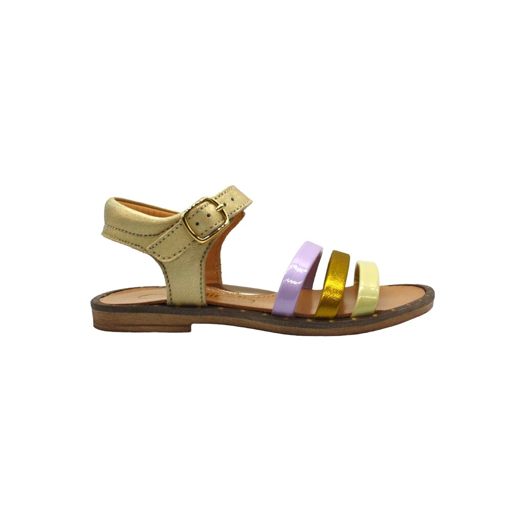 RONDINELLA RONDINELLA 0963 SANDAL YELLOW GOLD LILA