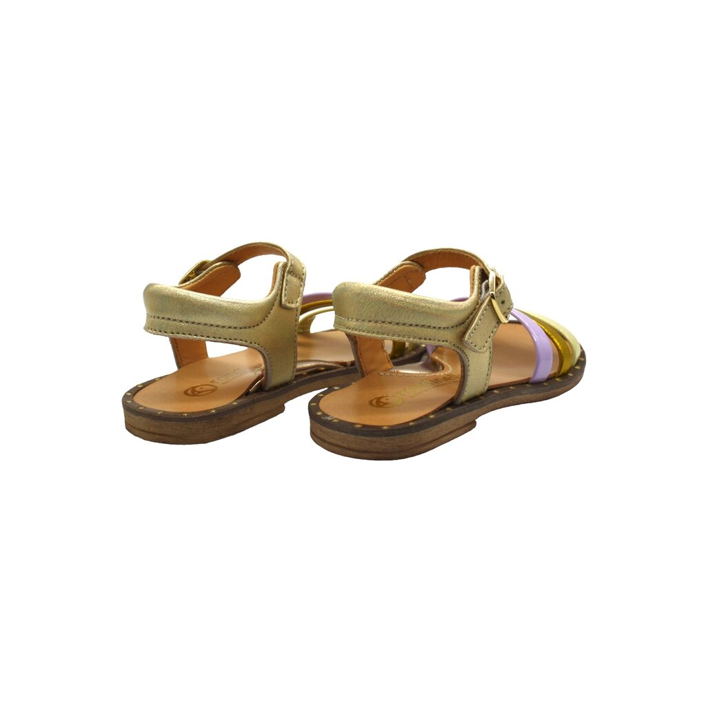 RONDINELLA RONDINELLA 0963 SANDAL YELLOW GOLD LILA