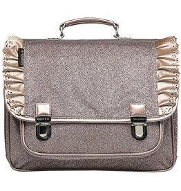 CARAMEL & CIE C&C CARTABLE MOYEN FROUFROUS PAILLETTES CUIVRE