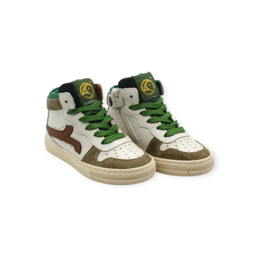 RONDINELLA RONDINELLA SNEAKER BROWN VERDE KAKI