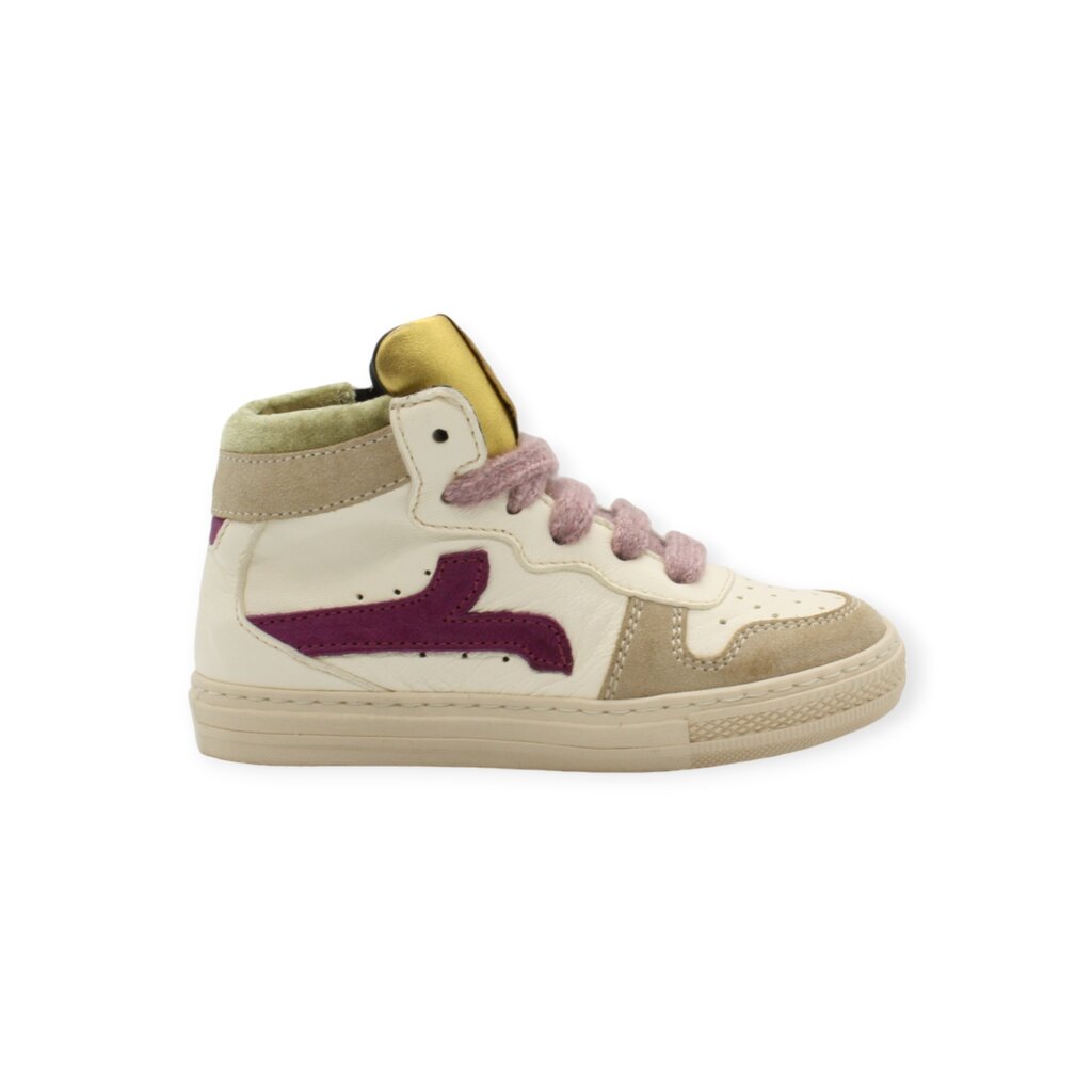 RONDINELLA RONDINELLA SNEAKER BEIGE PURPLE KAKI