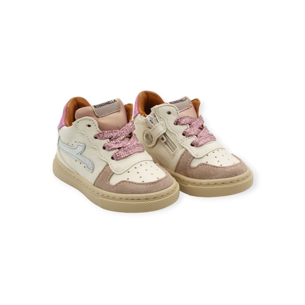 RONDINELLA RONDINELLA MINI SNEAKER PINK SILVER FUCHSIA