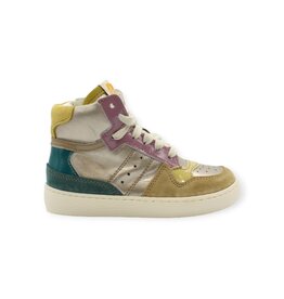 OCRA OCRA HIGH SNEAKER CAPPUCCINO GREEN CAPRI