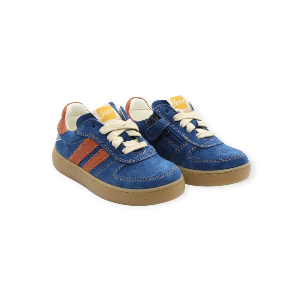 OCRA OCRA SAMBA SNEAKER ORANGE BLUE