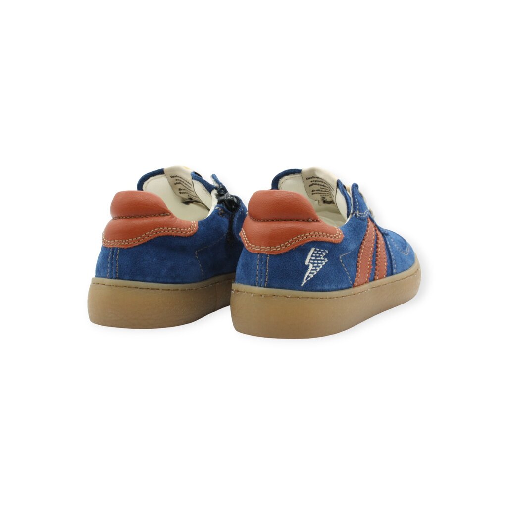 OCRA OCRA SAMBA SNEAKER ORANGE BLUE