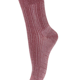 MP DENMARK MP CELOSIA GLITTER SOCKS MAROON