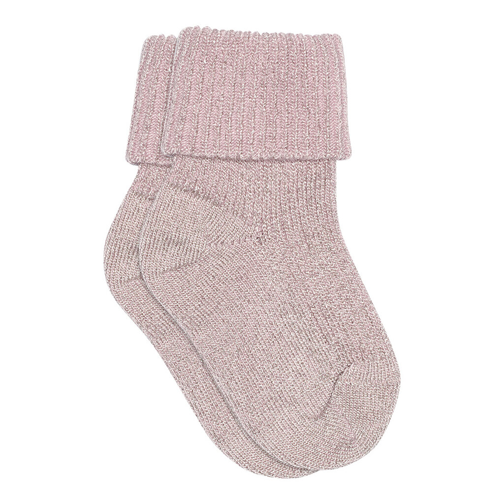 MP DENMARK MP IDA GLITTER SOCKS FRAGRANT LILAC