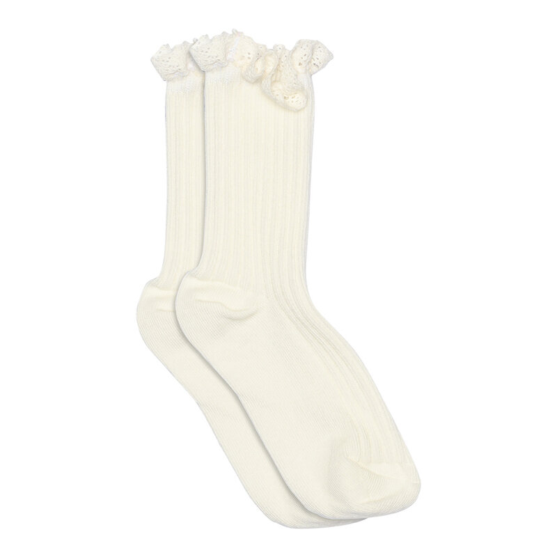 MP DENMARK MP JULIA LACE SOCKS SNOW WHITE