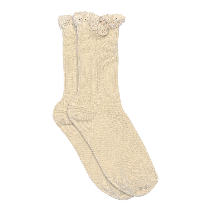 MP DENMARK MP JULIA LACE SOCKS ECRU