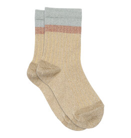 MP DENMARK MP NORMA GLITTER SOCKS GRAY MIST