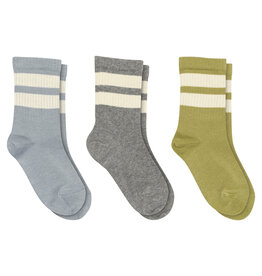 MP DENMARK MP ANKER SOCKS 3PACK DUSTY BLUE
