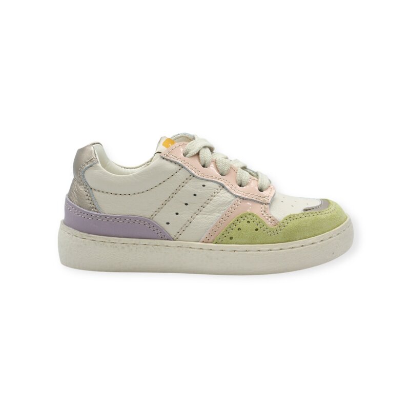 OCRA OCRA D820 SNEAKER ECRU LILA PINK