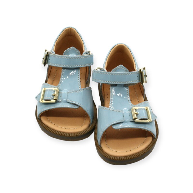 OCRA OCRA MINI VELCRO SANDAL SKYBLUE