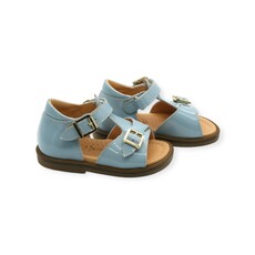 OCRA OCRA MINI VELCRO SANDAL SKYBLUE