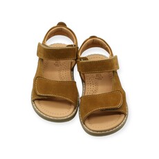 OCRA OCRA 211 BAPTISTE SANDAL VELCRO COGNAC
