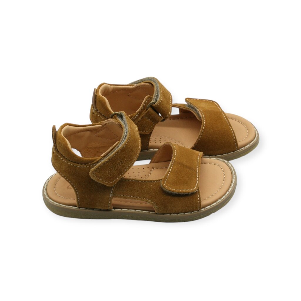 OCRA OCRA 211 BAPTISTE SANDAL VELCRO COGNAC