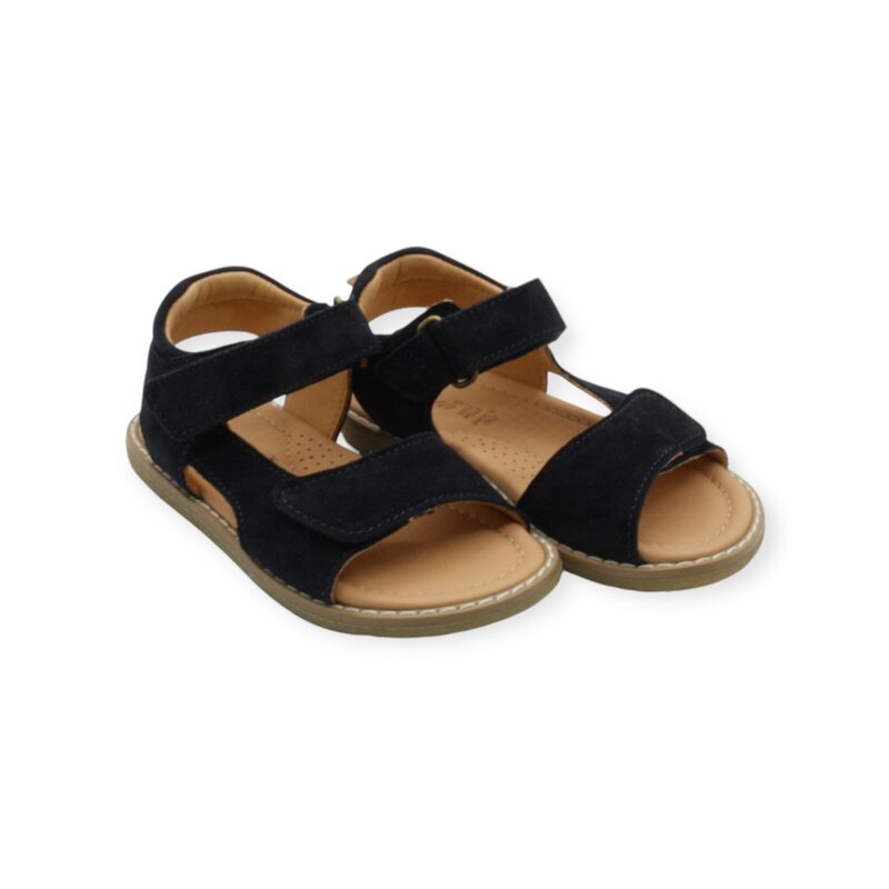 OCRA OCRA 211 BAPTISTE SANDAL VELCRO NAVY BLUE