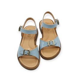 OCRA OCRA D442 SANDAL VERNIS SKYBLUE