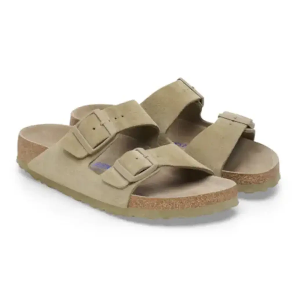 BIRKENSTOCK BIRKENSTOCK ARIZONA SUEDE KHAKI