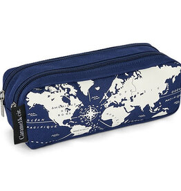 CARAMEL & CIE C&C TROUSSE DOUBLE MAPPEMONDE