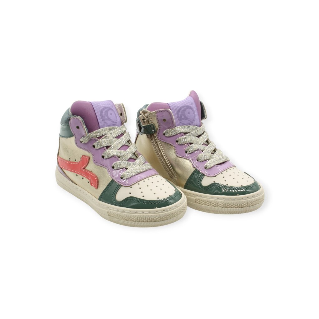 RONDINELLA RONDINELLA JUNIOR SNEAKER GREEN LILA