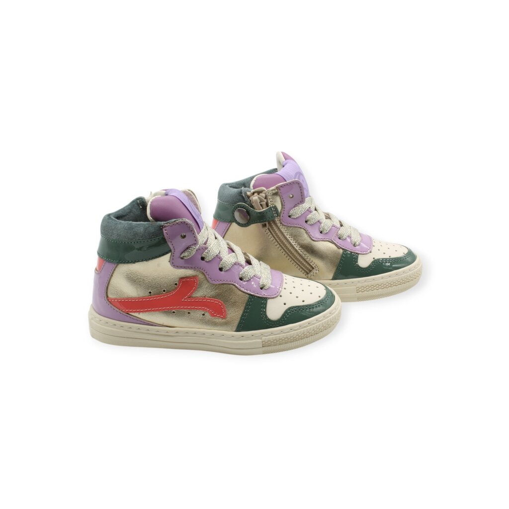 RONDINELLA RONDINELLA JUNIOR SNEAKER GREEN LILA