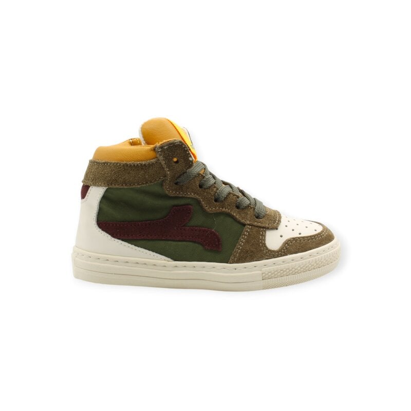 RONDINELLA RONDINELLA JUNIOR SNEAKER KAKI BORDEAUX