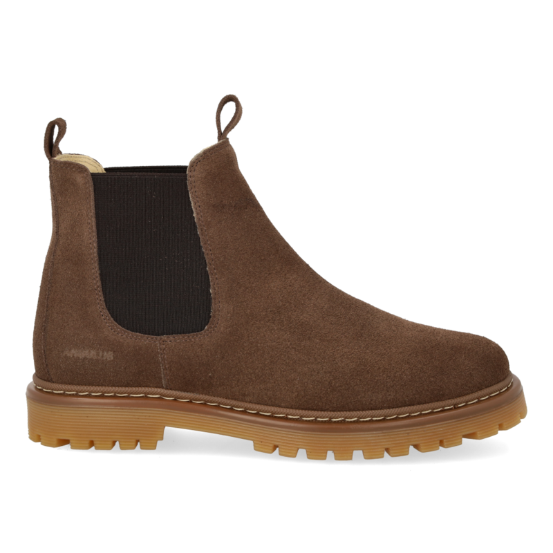 ANGULUS ANGULUS CHELSEA BOOT DARK TAUPE BROWN