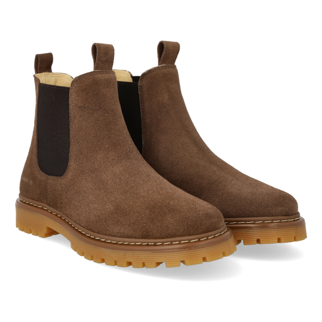 ANGULUS ANGULUS CHELSEA BOOT DARK TAUPE BROWN