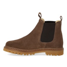 ANGULUS ANGULUS CHELSEA BOOT DARK TAUPE BROWN