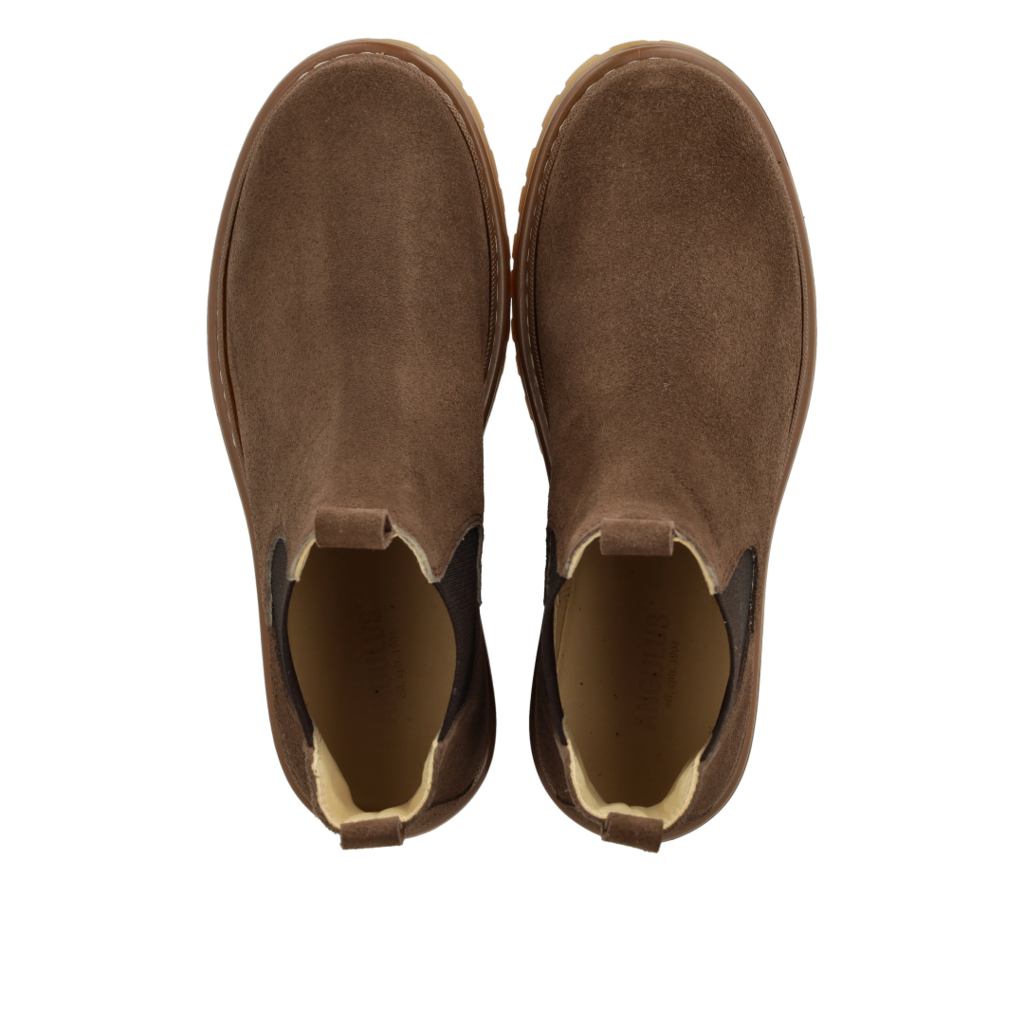 ANGULUS ANGULUS CHELSEA BOOT DARK TAUPE BROWN
