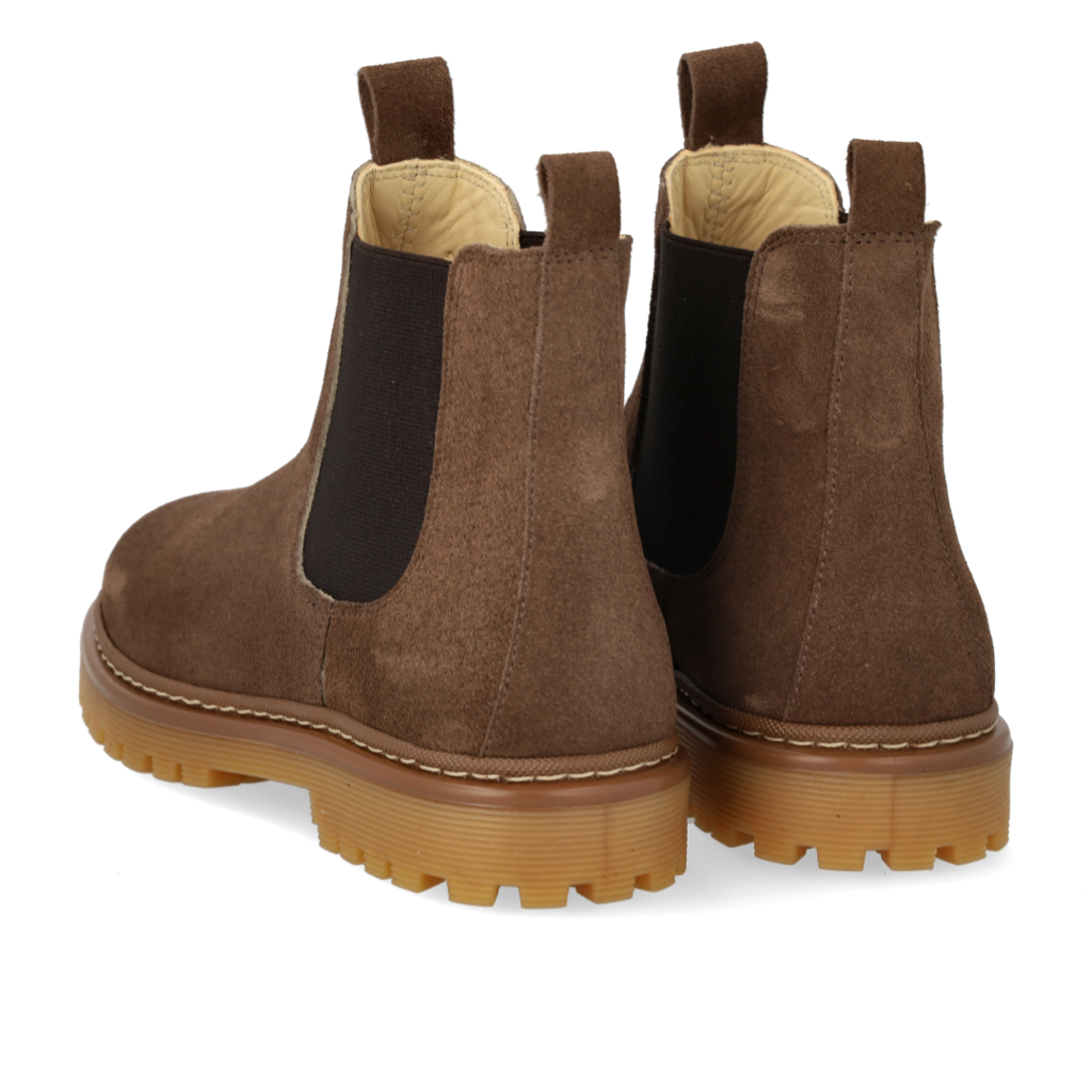 ANGULUS ANGULUS CHELSEA BOOT DARK TAUPE BROWN