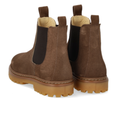 ANGULUS ANGULUS CHELSEA BOOT DARK TAUPE BROWN