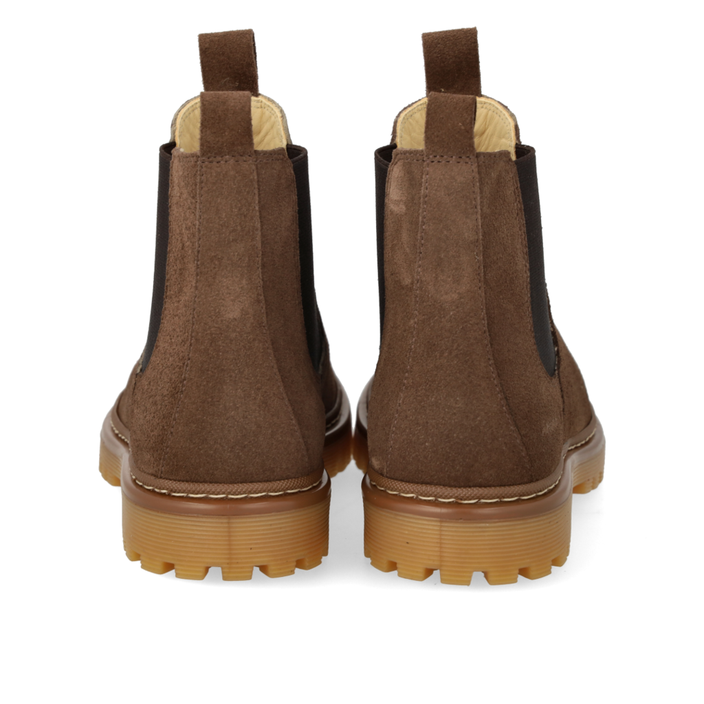 ANGULUS ANGULUS CHELSEA BOOT DARK TAUPE BROWN