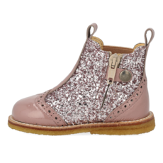 ANGULUS ANGULUS STARTER CHELSEA BOOT FADED ROSE BLOSSOM GLITTER
