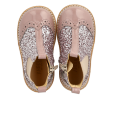 ANGULUS ANGULUS STARTER CHELSEA BOOT FADED ROSE BLOSSOM GLITTER