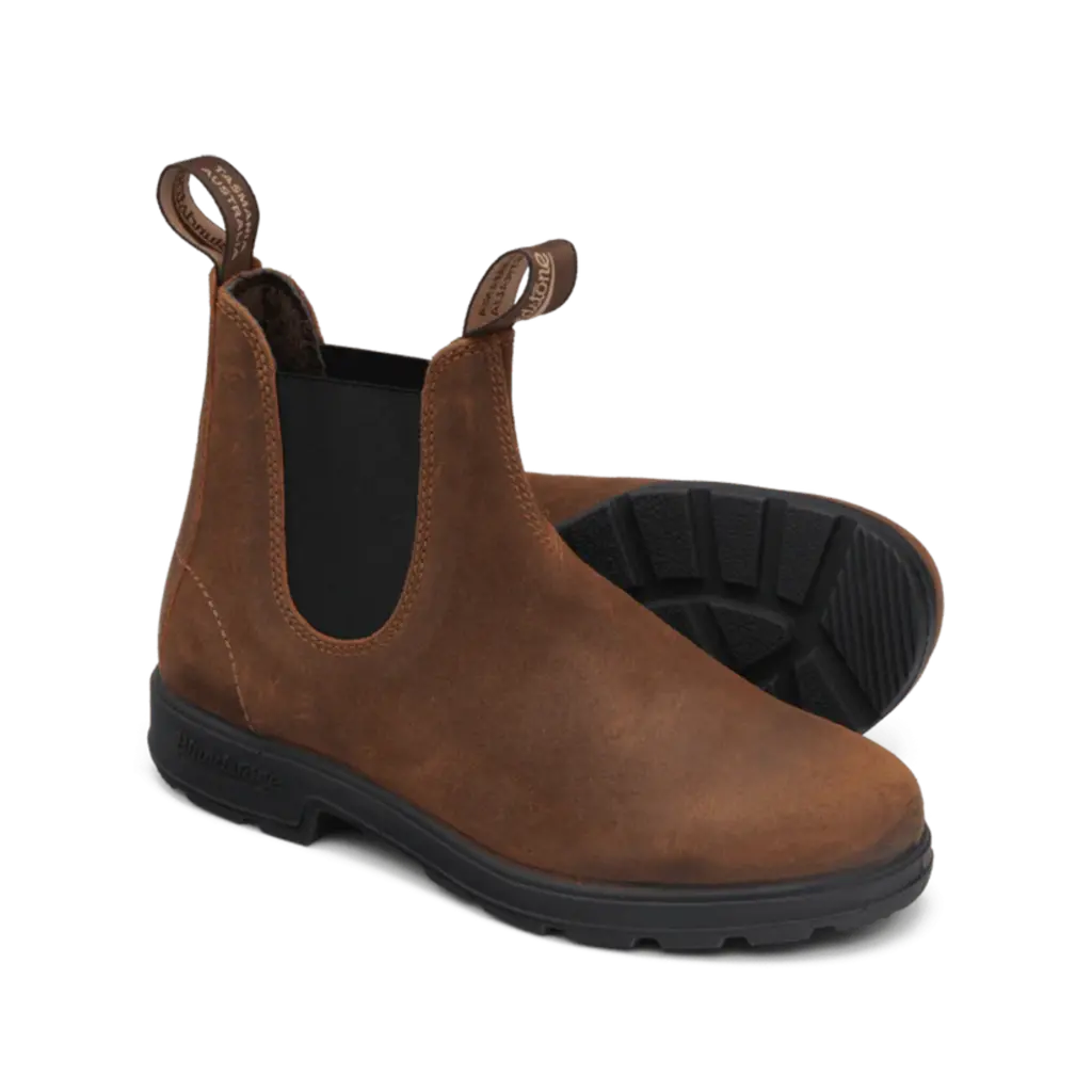 BLUNDSTONE BLUNDSTONE WAXED SUEDE TOBACCO