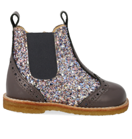 ANGULUS ANGULUS STARTER CHELSEA BOOT LAVENDER PASTEL MULTI GLITTER