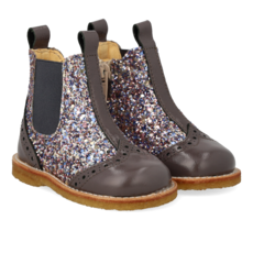 ANGULUS ANGULUS STARTER CHELSEA BOOT LAVENDER PASTEL MULTI GLITTER