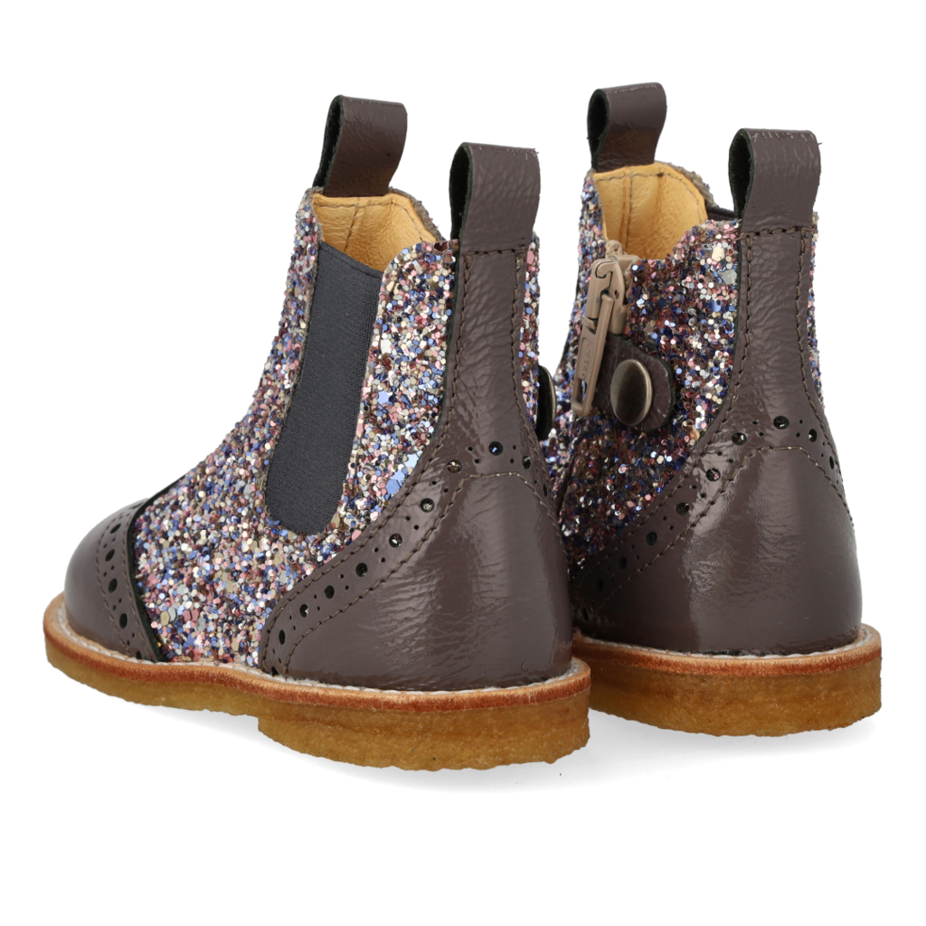 ANGULUS ANGULUS STARTER CHELSEA BOOT LAVENDER PASTEL MULTI GLITTER