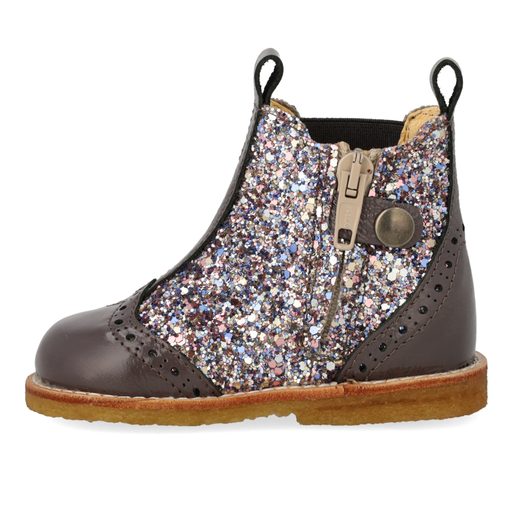 ANGULUS ANGULUS STARTER CHELSEA BOOT LAVENDER PASTEL MULTI GLITTER