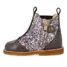 ANGULUS ANGULUS STARTER CHELSEA BOOT LAVENDER PASTEL MULTI GLITTER