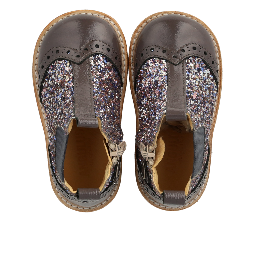 ANGULUS ANGULUS STARTER CHELSEA BOOT LAVENDER PASTEL MULTI GLITTER